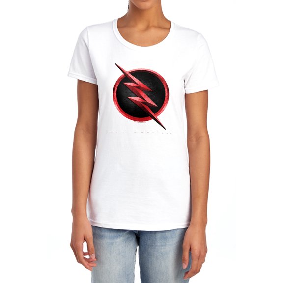 Flash Reverse Flash Logo Women's T Shirt, White, Medium