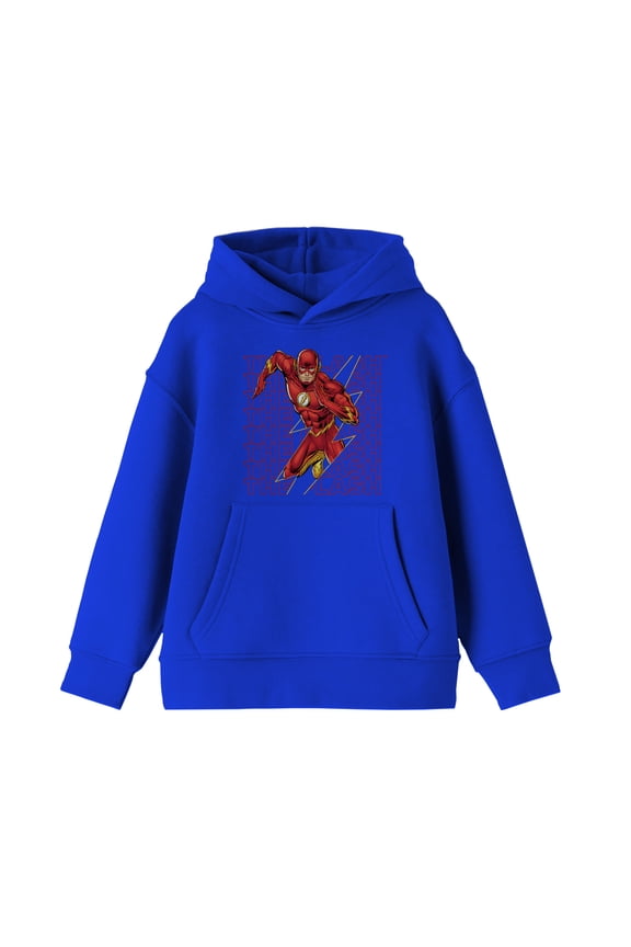 Flash Running Youth Boy's Royal Blue Hoodie-XL