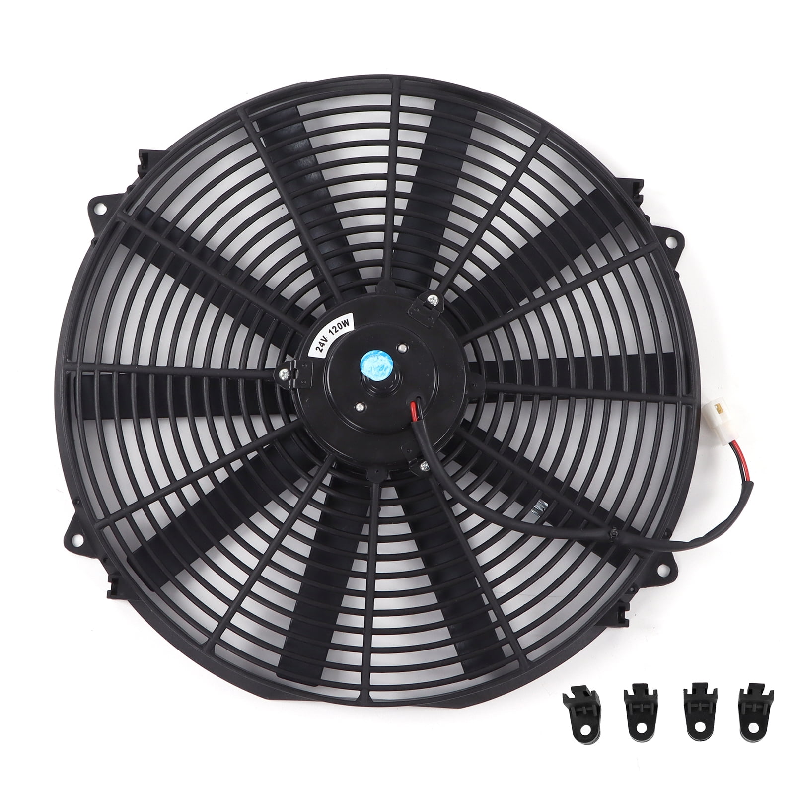 Ventilatore Radiatore 10 Pollici 24V - 80W 1600CFM Per Auto, Sottile E Reversibile - Foto 9