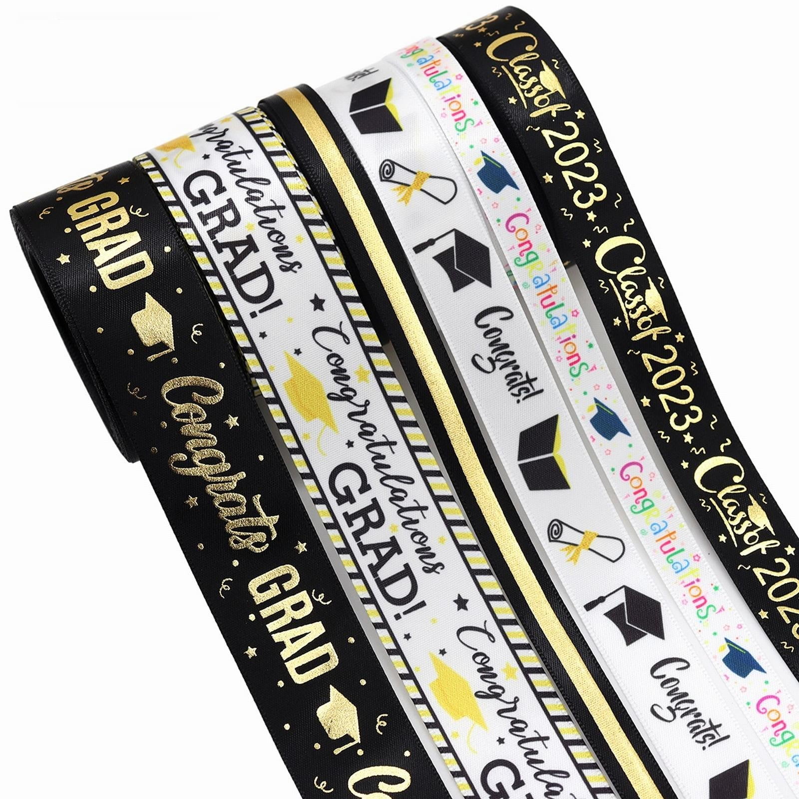 Flash Sale! 2024 Graduation Ribbons for Wrapping Gifts Congratulations
