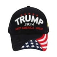 Flash Sale! 2024 Hat Hat 2024 Keep America Great Hat MAGA Embroidered