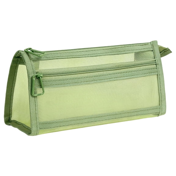 Clearance! 4-Piece Set Of Double-Layer Transparent Mesh Pencil Case Document Bags Accordion File Organizer