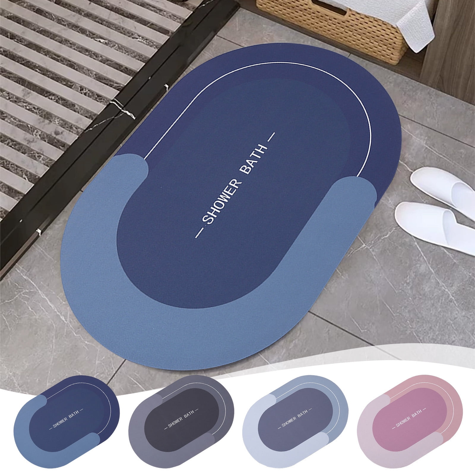 Flash Sale, Bathroom Water Absorbent Floor Mats, Bathroom Doorway Non ...