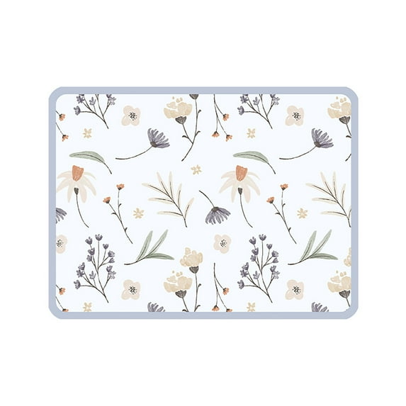 Flash Sale! Kingtowag Placemats, Small Fresh Kitchen Countertop Drain Mat Bowl and Plate Insulation Placemat Tea Table Water-Absorbing Non-Slip and Dirt-Resistant Coaster, Table Settings