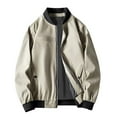 Flash Sale!Syhpoeug Jacket for Men's Jacket Spring and Autumn Casual