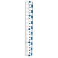 thumbnail image 1 of Clearance! Two Tone Ruler - Blue 20Cm Ruler Measuring Metal Ruler, 1 of 7