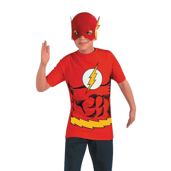 Flash Shirt Mask Boys Child Halloween Costume