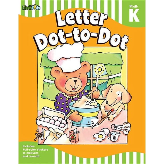 Flash Skills: Letter Dot-To-Dot: Grade Pre-K-K (Flash Skills) (Paperback)