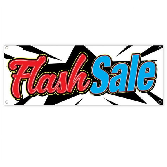Flash Special Offer 13 oz Vinyl Banner With Metal Grommets