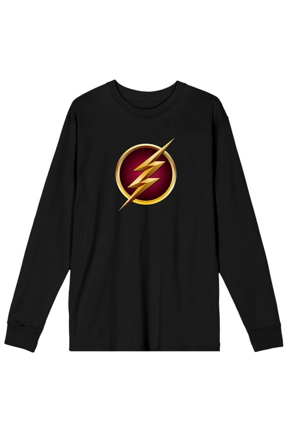 Flash Star Labs Men's Black Long Sleeve Tee- XL