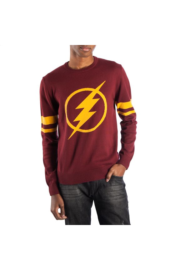 Flash Sweater DC Comics Apparel Flash Shirt DC Comics Sweater Flash Apparel-XX-Large