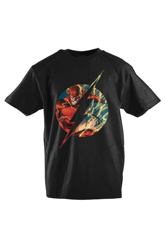 Flash TShirt Superhero Clothing Youth Boys Justice League Shirt-Medium