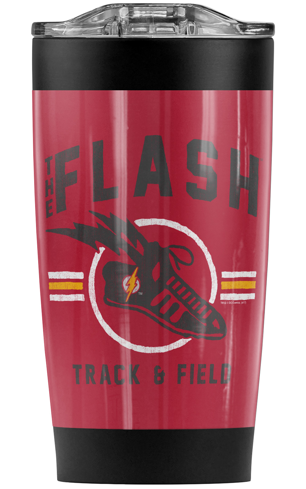 The Flash Track And Field Stainless Steel Tumbler 20 oz Coffee Travel Mug/Cup, Vacuum Insulated & Double Wall with Leakproof Sliding Lid | Great for Hot Drinks and Cold Beverages