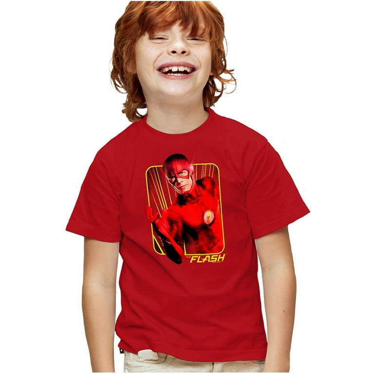 Flash Tv Series Barry Bolts Kids T Shirt (X-Large) for Youth