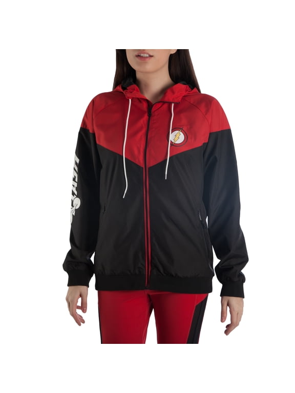 Flash Windbreaker DC Comics Jacket Flash Gift - DC Comics Clothing Flash Jacket-Large
