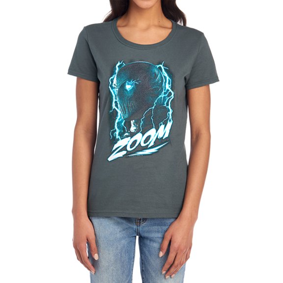 Flash Zoom Women's T Shirt, Charcoal, Medium