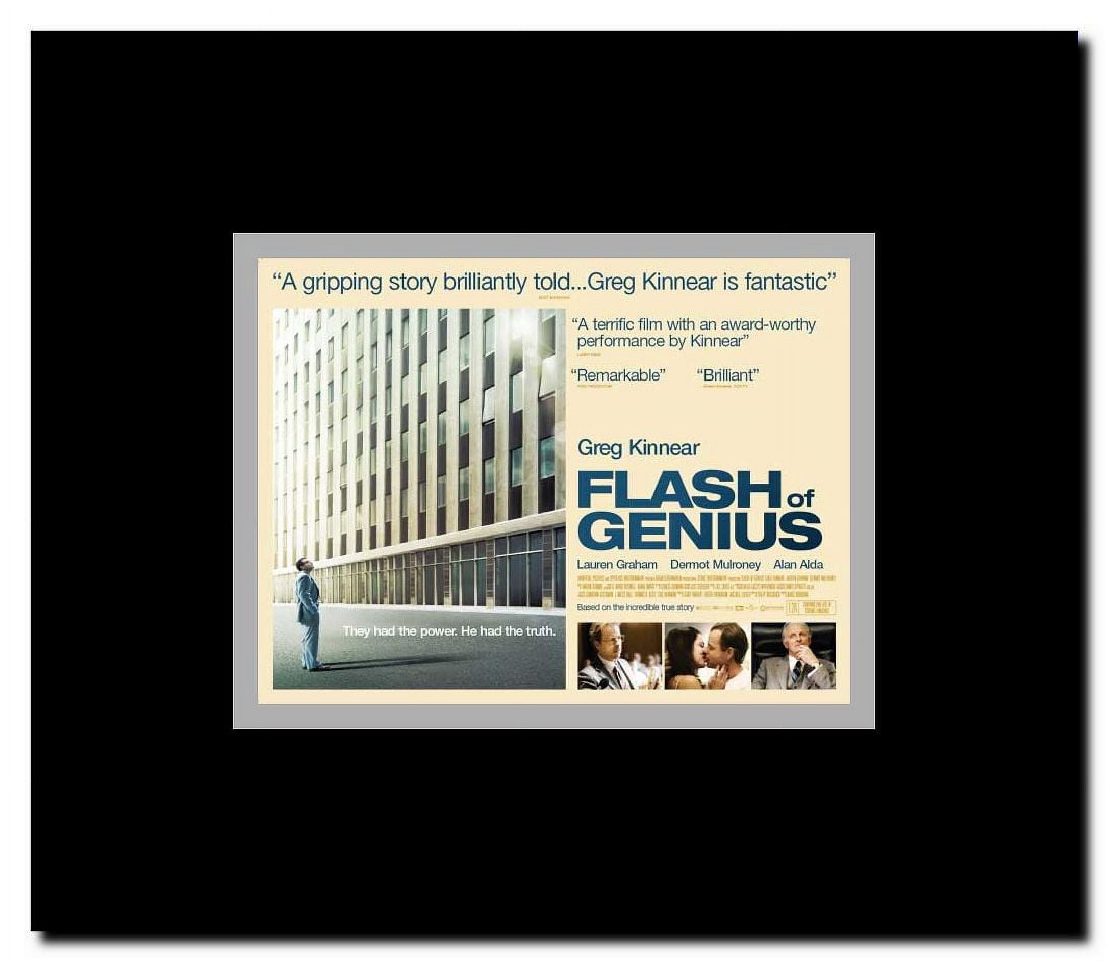 Flash of Genius Framed Movie Poster