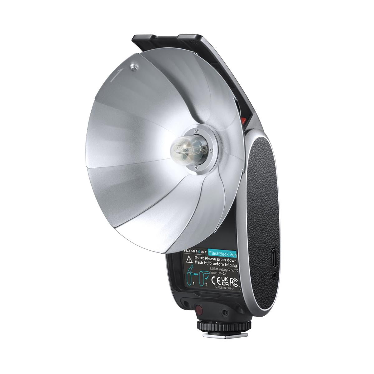 Flashpoint FlashBack Lux Senior Retro Camera Flash (Black), Godox Lux ...