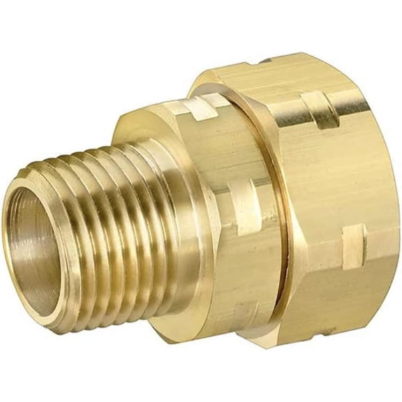 FlashShield Brass 1/2 Inch Straight Male Fitting Gastite XR3FTG-8