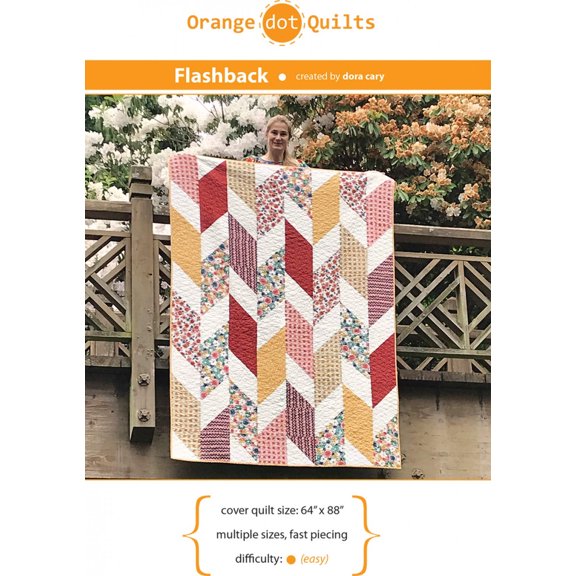Flashback Quilt Pattern - Orange Dot Quilts
