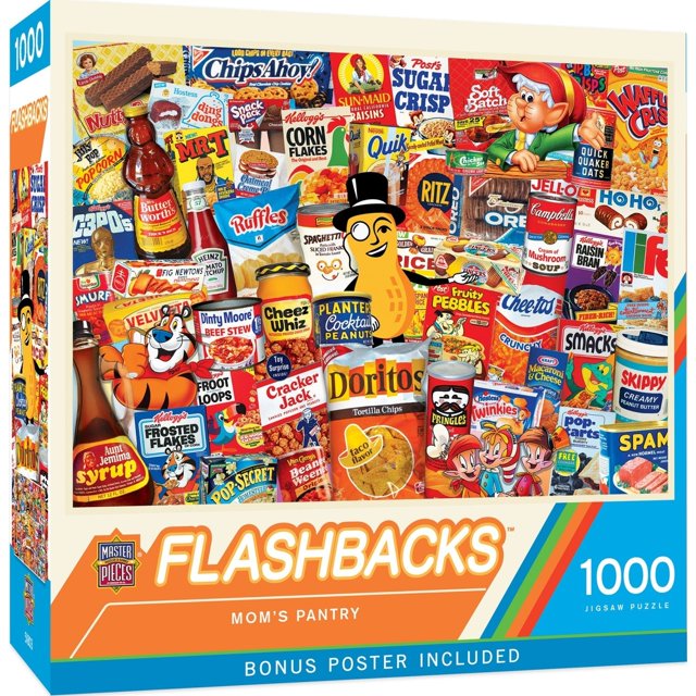 Flashbacks Moms Pantry 1000 Piece Jigsaw Puzzle