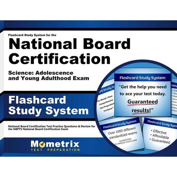 Flashcard Study System for the National Board Certification Science: Adolescence and Young Adulthood Exam : National Board Certification Test Practice Questions (Cards)