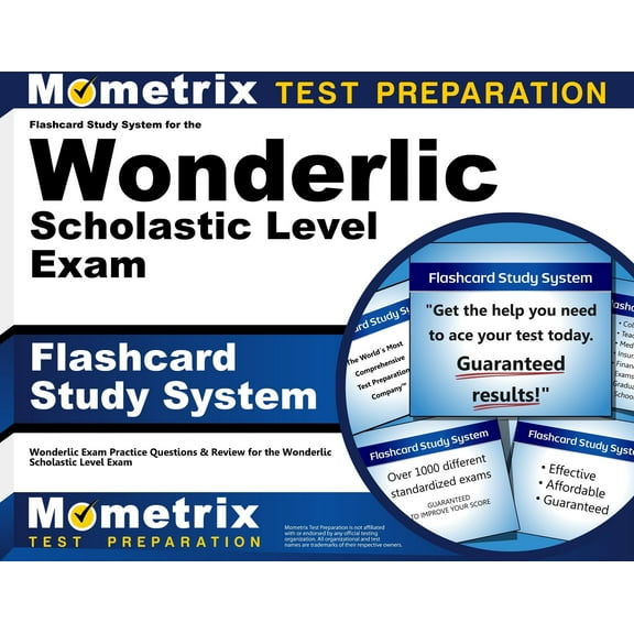 Flashcard Study System for the Wonderlic Scholastic Level Exam : Wonderlic Exam Practice Questions & Review for the Wonderlic Scholastic Level Exam (Cards)