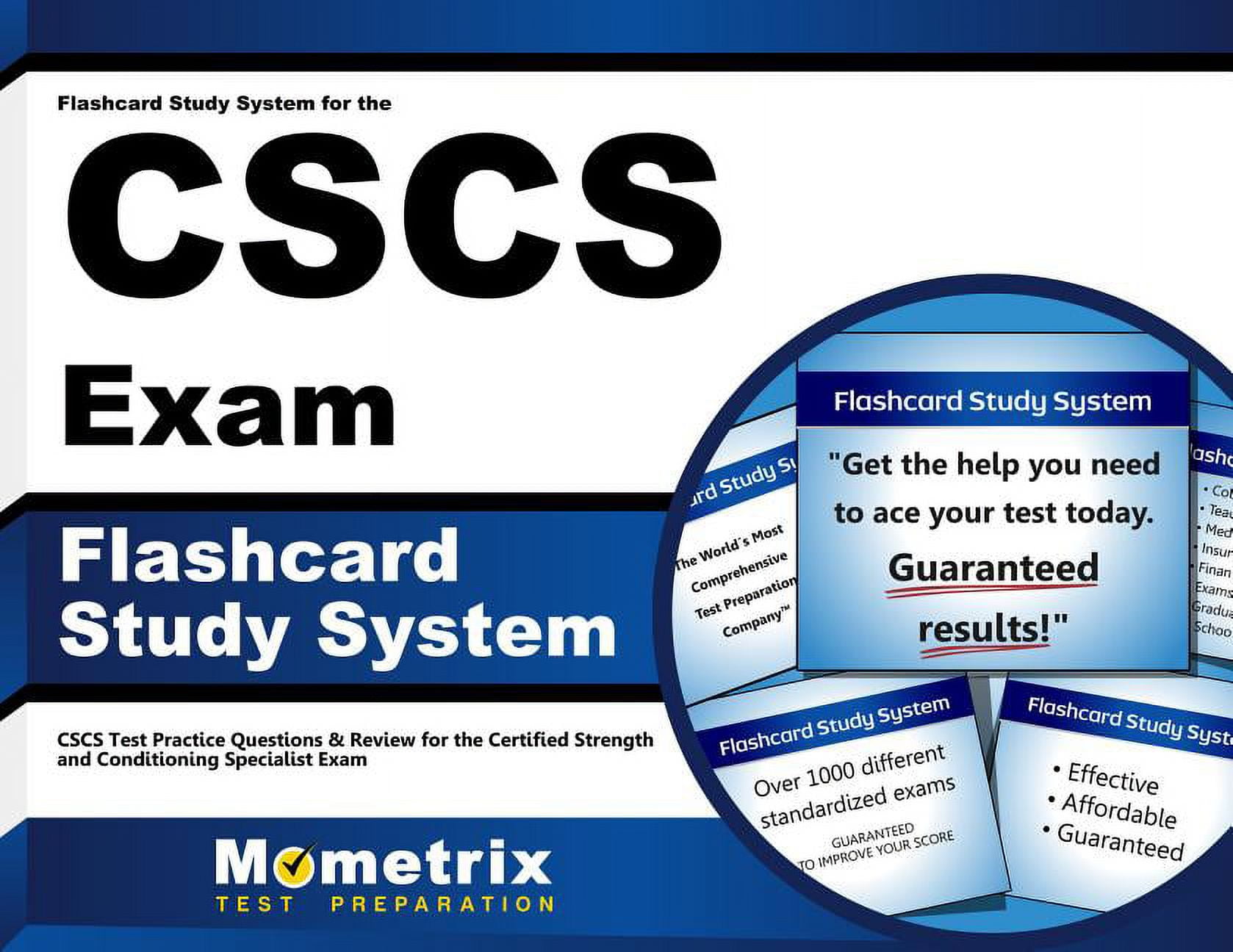 Flashcard Study System for the CSCS Exam CSCS Test Practice Questions