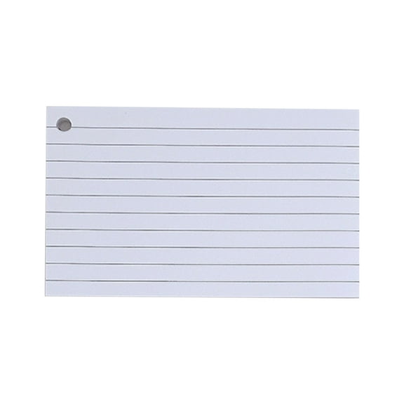 Flashcards Study Note Cards Game Cards Lined Indexes Cards with Binding Rings Paper Cards Study Cards for School