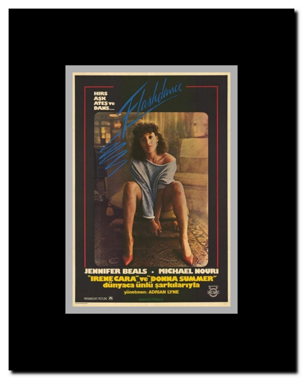Flashdance Framed Movie Poster