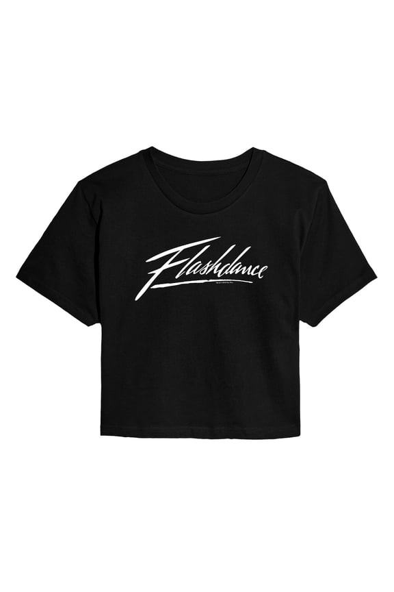 - Script Logo - Juniors Cropped Graphic T-Shirt