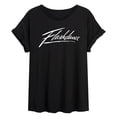 thumbnail image 1 of Flashdance - Script Logo - Juniors Oversized Graphic T-Shirt, 1 of 4
