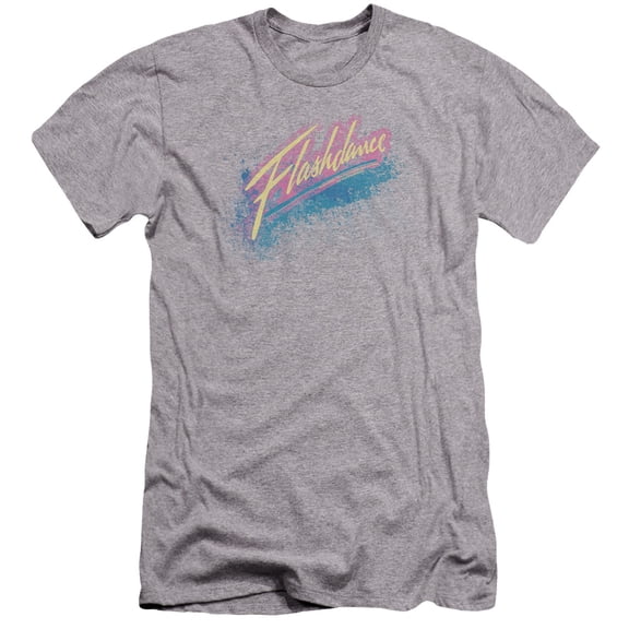 Flashdance - Spray Logo - Premium Slim Fit Short Sleeve Shirt - Medium