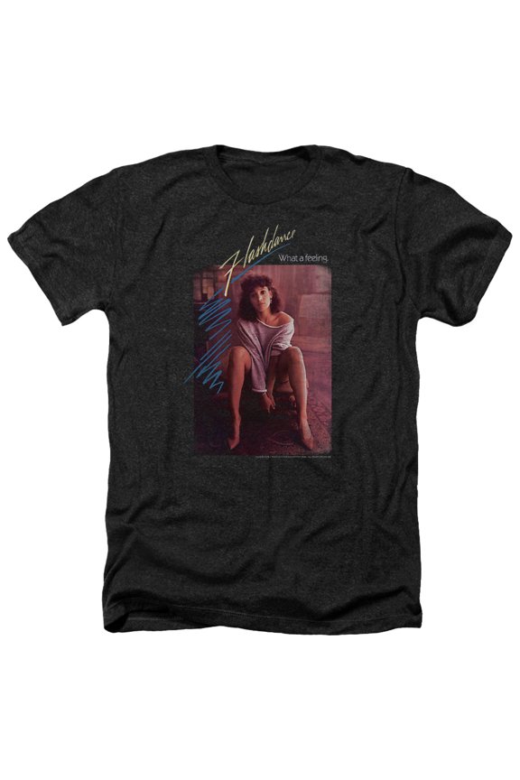 Flashdance - Title - Heather Short Sleeve Shirt - Large