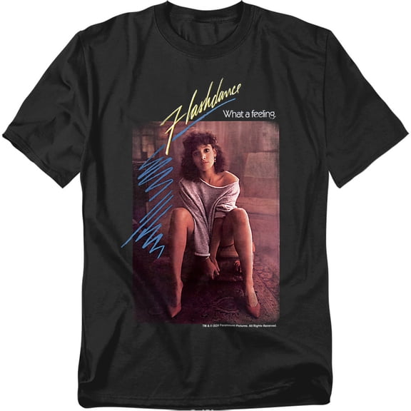 Flashdance Title Mens Short Sleeve Shirt