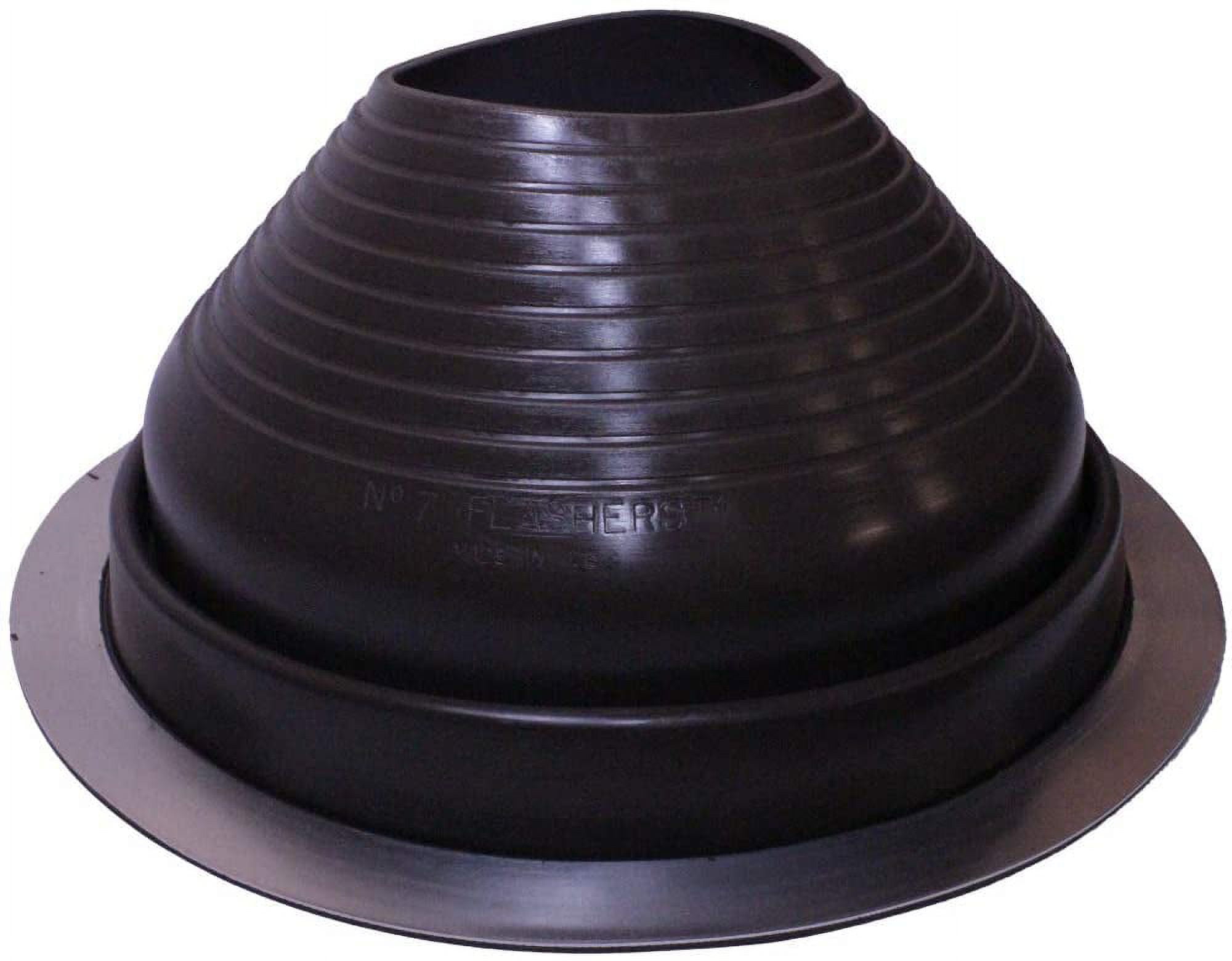 Flashers 7 Brown EPDM Flexible Roof Jack Pipe Boot Metal Roofing Pipe