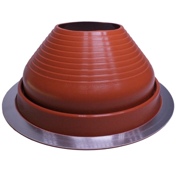 Flashers #7 Silicone High Temp Flexible Roof Jack Pipe Boot Metal Roofing Pipe Flashing (Pipe OD 6" to 11")