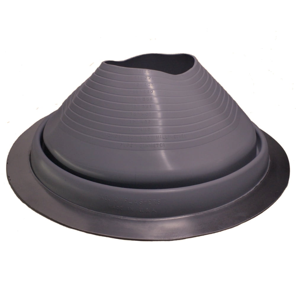 Buy Flashers #8 Grey EPDM Flexible Roof Jack Pipe Boot Metal Roofing Pipe Flashing Pipe Od 7 To 13 100 Made In The Usa