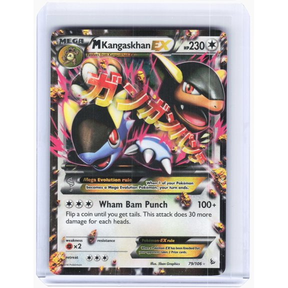 Flashfire M Kangaskhan EX Holo Ultra Rare #79 Pokemon Trading Card
