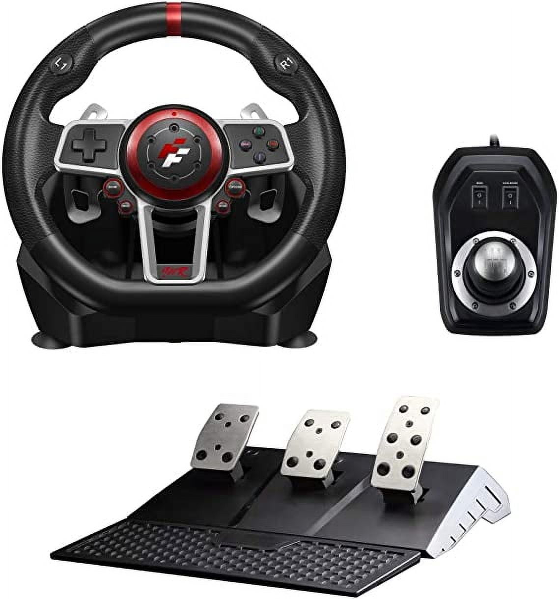 Flashfire Suzuka 900R racing wheel set with Clutch pedals
