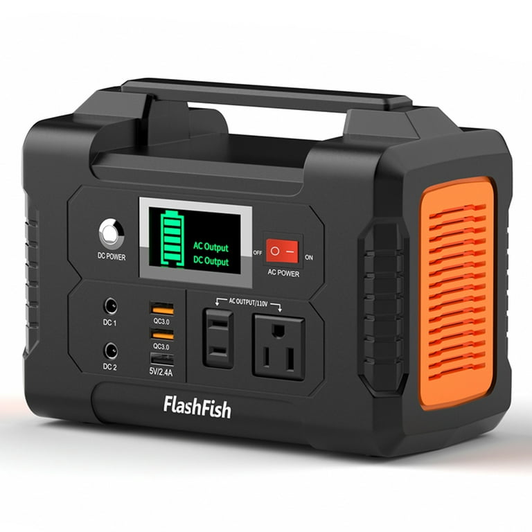 Flashfish 200W Portable Power Station, 151Wh Solar Generator