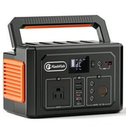 400W Portable Power Station, FlashFish 109200mAh/400Wh Peak 800W Solar Generator With 110V AC Outlet/3 DC Ports/3 USB Ports/LED light, Backup Battery Pack Power Supply for Outdoor Camping Emergency