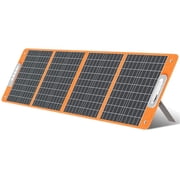Flashfish Solar Panel 100W, Portable Solar Panels Charger with DC/Type-c/USB Output for Power Station, Camping, Home Backup, Generator
