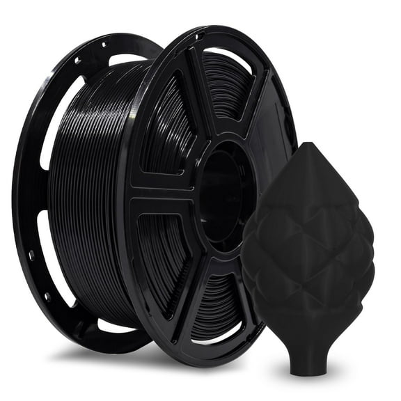 Flashforge ABS Filament 1.75mm, 1KG/2.2lbs ABS Pro 3D Printer Filament, Black