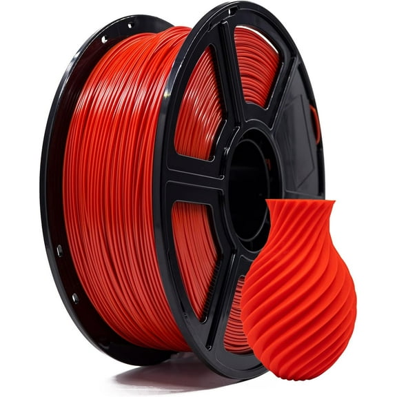 Flashforge ABS Pro Filament 1.75mm, 1KG/2.2lbs ABS Pro 3D Printer Filament, Red