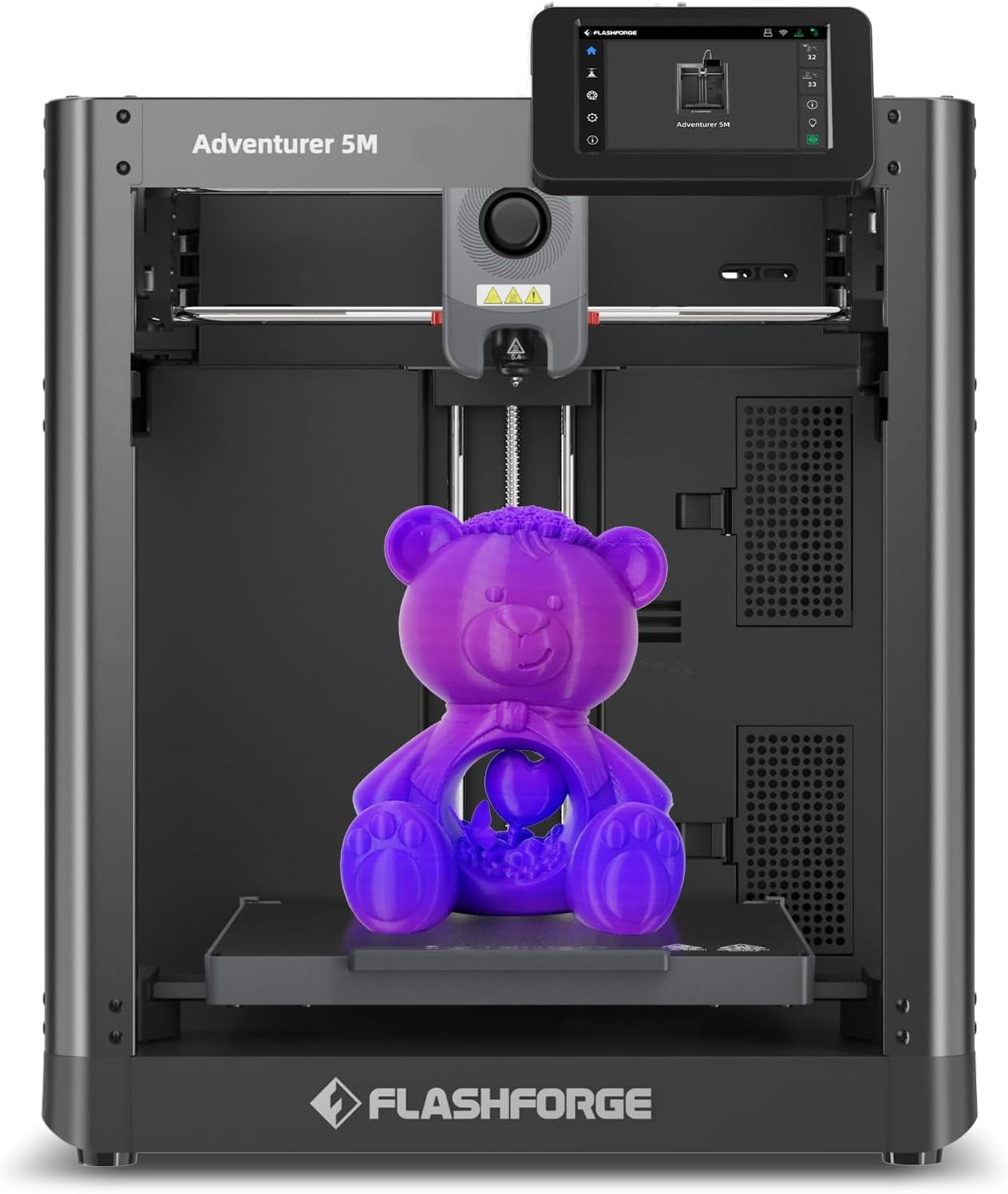 Flashforge Adventurer 5M High Speed 3D Printer, Print Size 8.7 x 8.7 x  8.7'' 