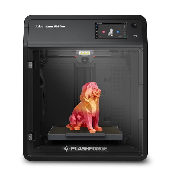 Flashforge Adventurer 5M Pro 3D Printer, 600mm/s High Speed 3D Printer, 8.7 x 8.7 x 8.7'', Black