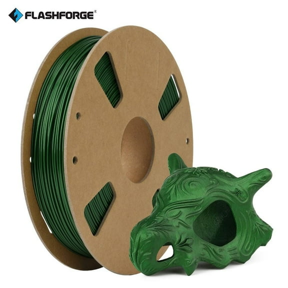 Flashforge HS PETG Filament 1.75mm, 1KG/2.2lbs HS PETG 3D Printer Filament, Metallic Green