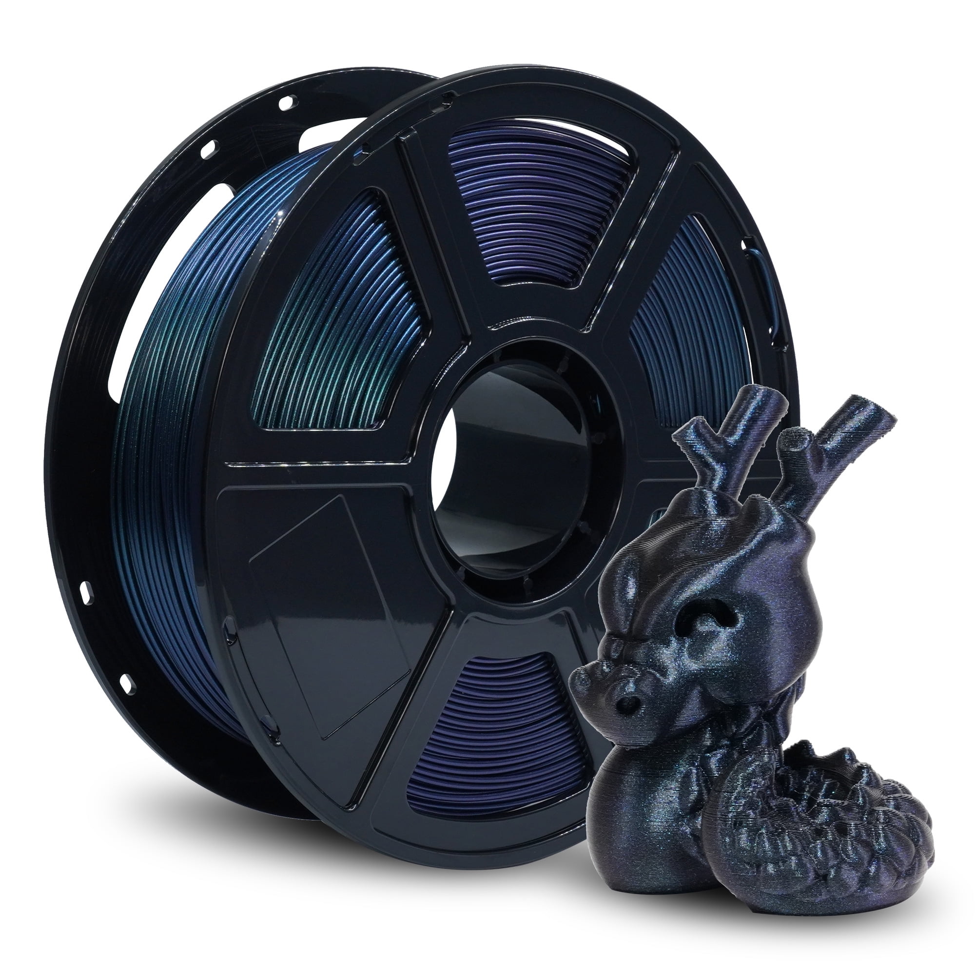 Flashforge PETG Filament 1.75mm, 1KG/2.2lbs PETG 3D Printer Filament, Burnt Titanium