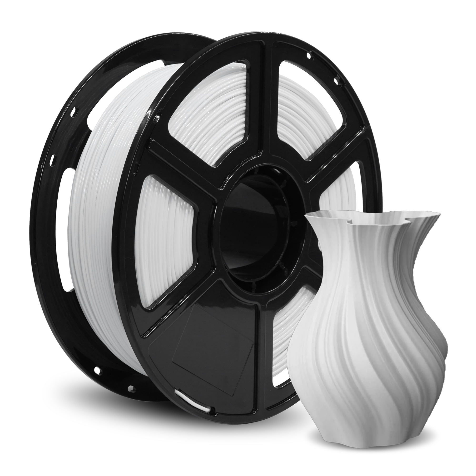 Flashforge PETG Filament 1.75mm, 1KG/2.2lbs PETG 3D Printer Filament, White